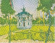 Vincent Van Gogh The town hall in Auvers on 14 July 1890 Germany oil painting artist